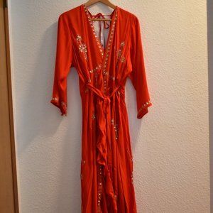 Bollywood inspired wrap dress